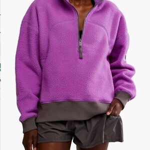 FP Movement by Free People Lavender Fleece Pullover